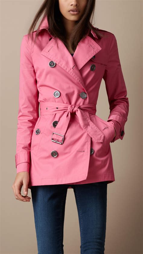 pink burberry trench|are burberry trench coats waterproof.